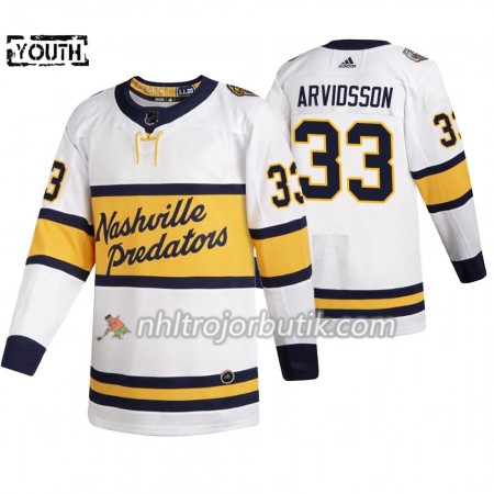 Barn Ishockey Nashville Predators tröja Viktor Arvidsson 33 Adidas 2020 Winter Classic Authentic